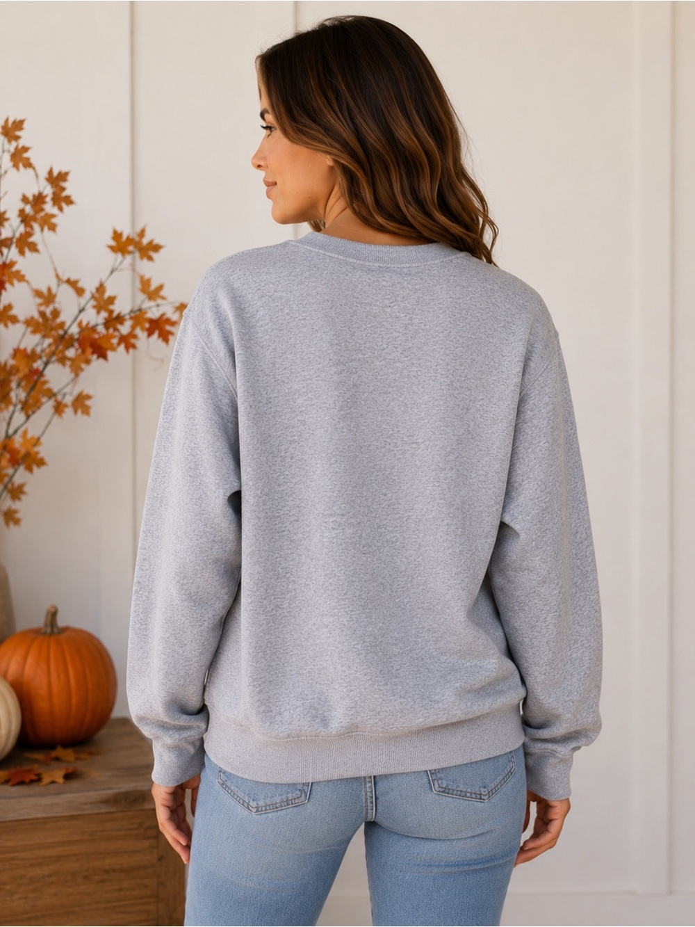 Fall Pumpkin Spice Crewneck Sweatshirt Size S - Picture 2 of 8